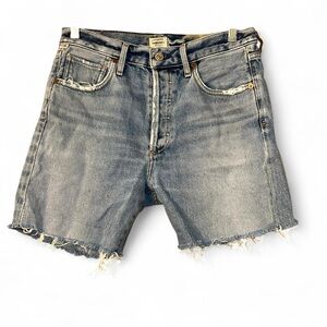 Citizens Of Humanity Liya High Rise Classic Fit Crop Cut Off Shorts Size 26